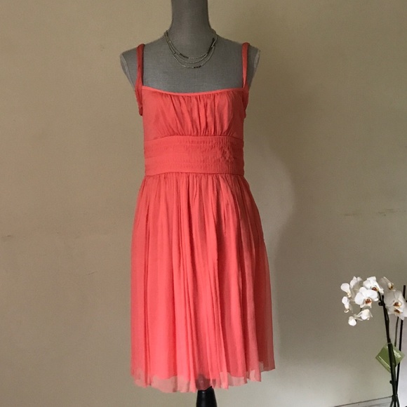 Catherine Malandrino Silk Babydoll Pleated Dress - Picture 3 of 7